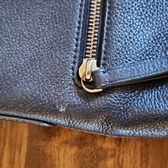 Kate Spade NY Jackson Black Pebbled Leather Crossbody Bag Purse Top Zip - Picture 2 of 12